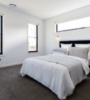 White roller blinds bedroom, roller blinds vs curtain topic
