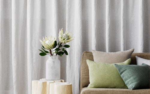 Caring for linen curtains