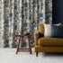 Modern floral pattern curtains living room