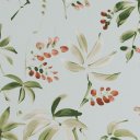Botanical roller blind fabric in mist