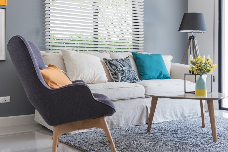 French doors with blinds providing light control and privacy