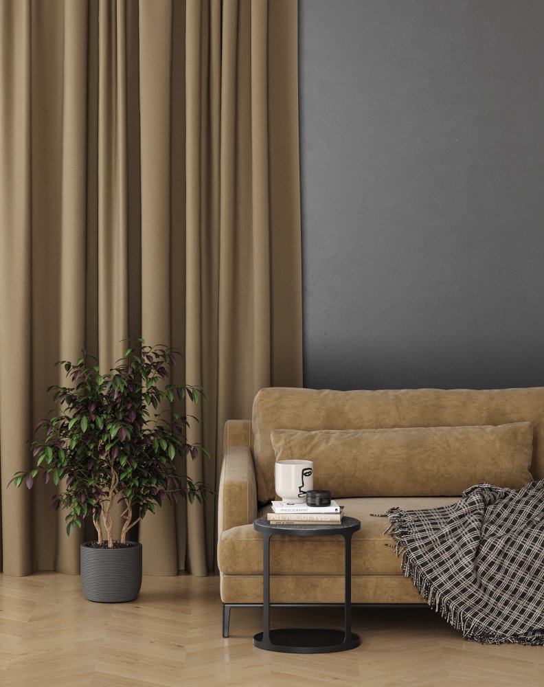 Brooklyn roller blind fabric in desert