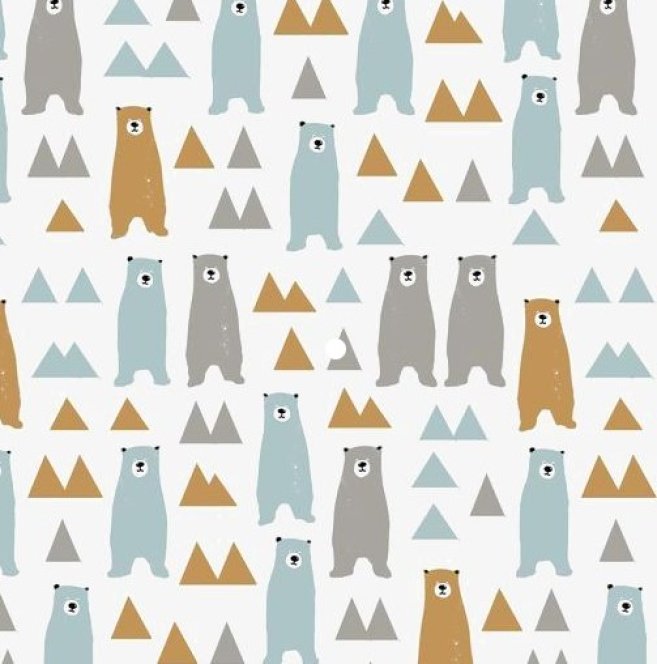 Explorer fabric in teddy