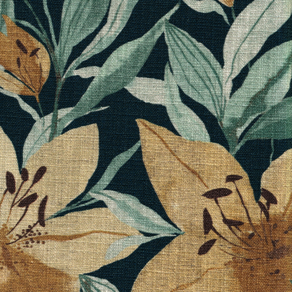 Fleur fabric in marigold