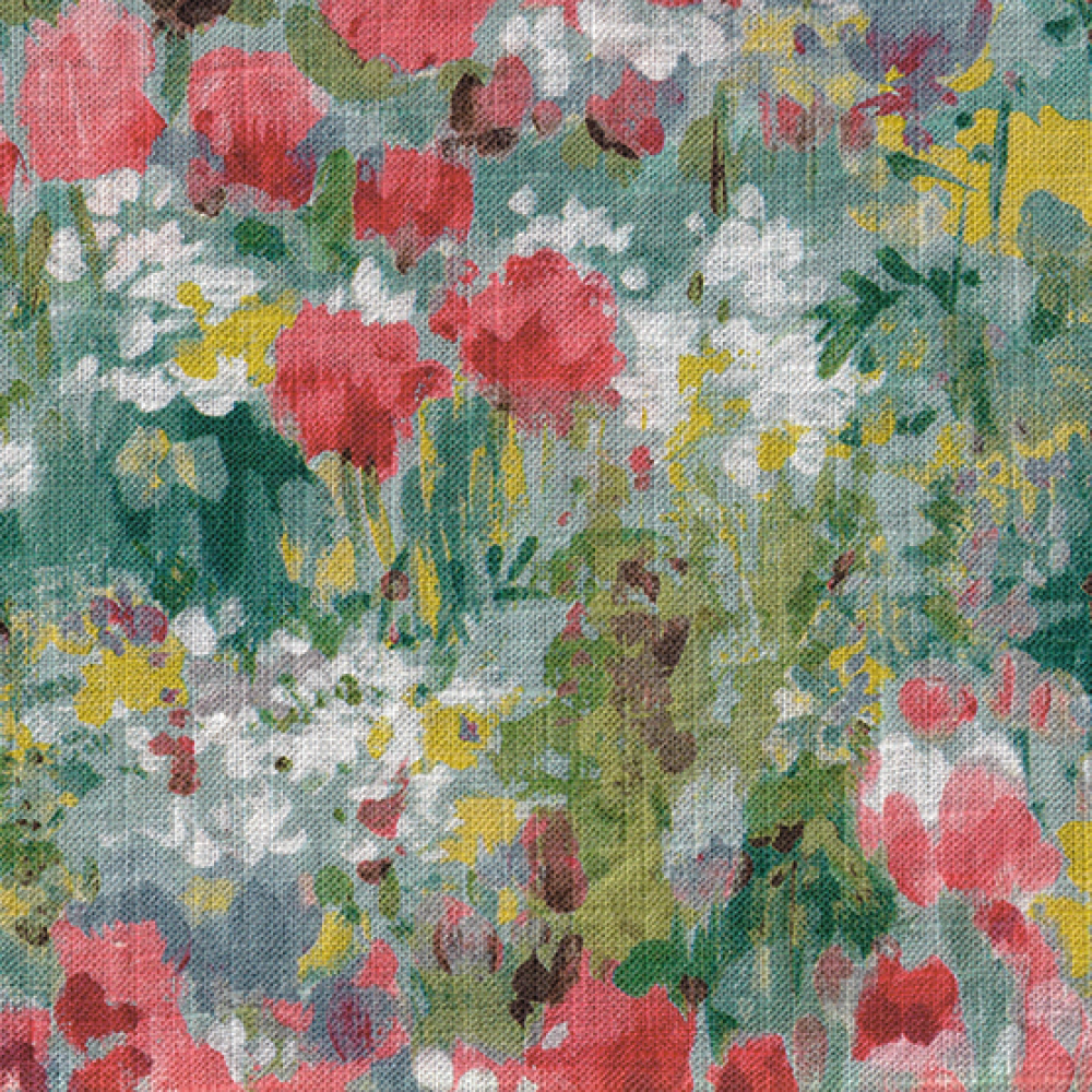 Furano fabric in turquoise