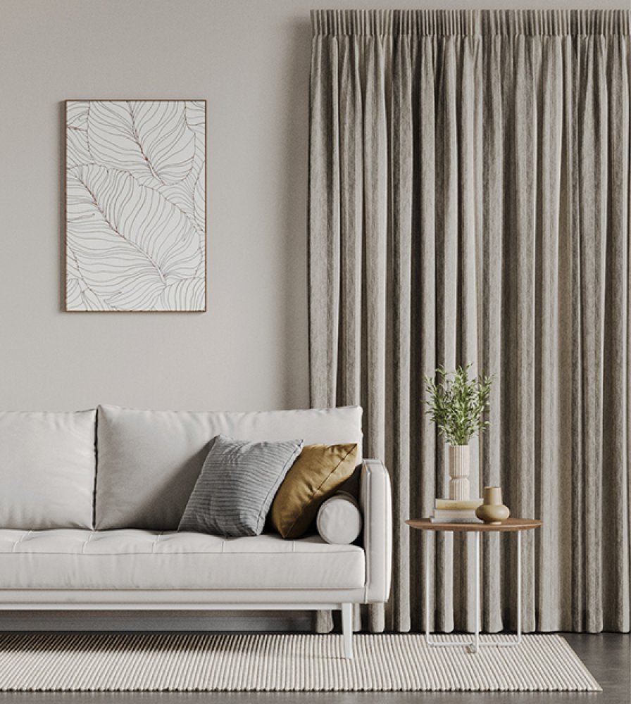 Illusion fabric in natural