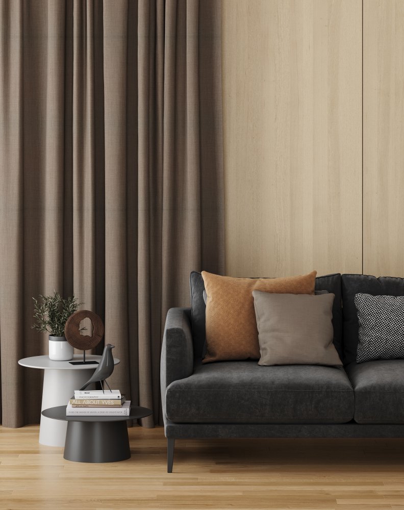 Seville roller blind fabric in rope