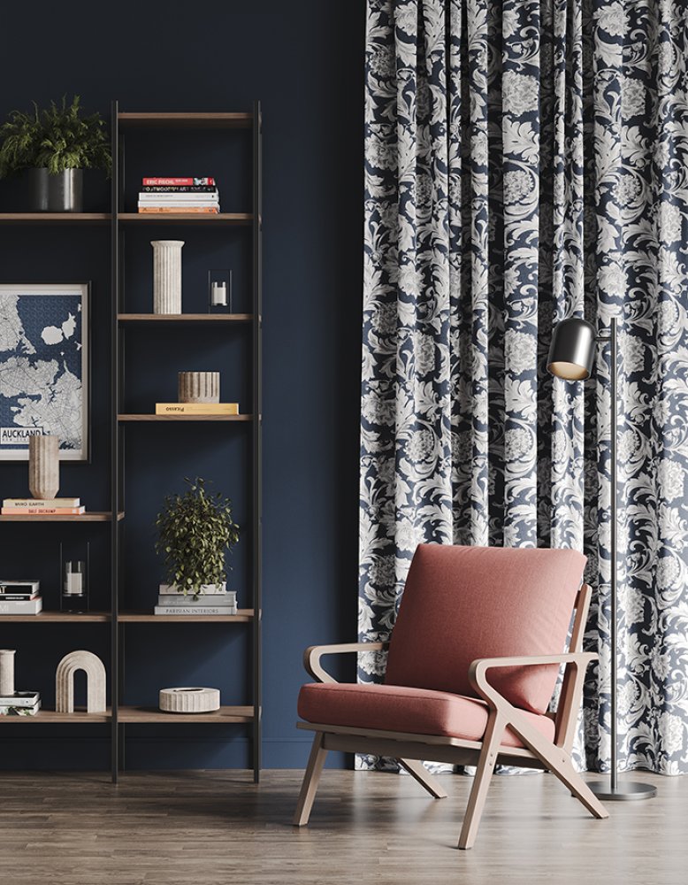 Notting Hill fabric in navy