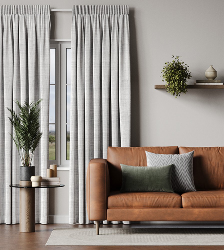 Piha fabric in porcelain