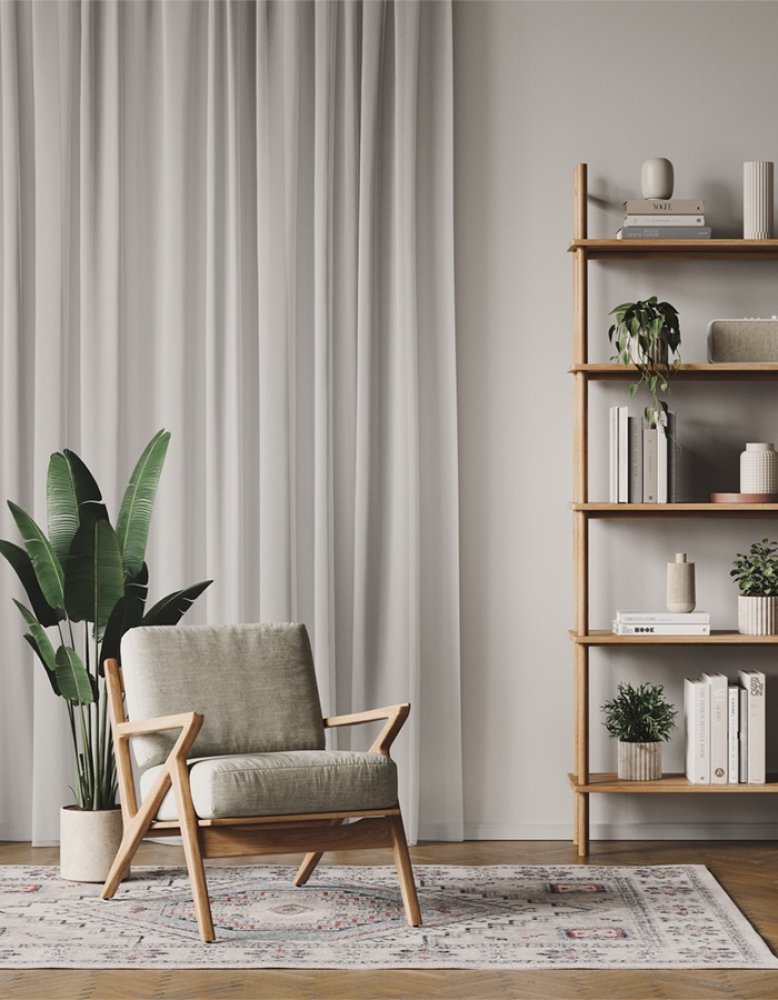 Refined fabric in ivory