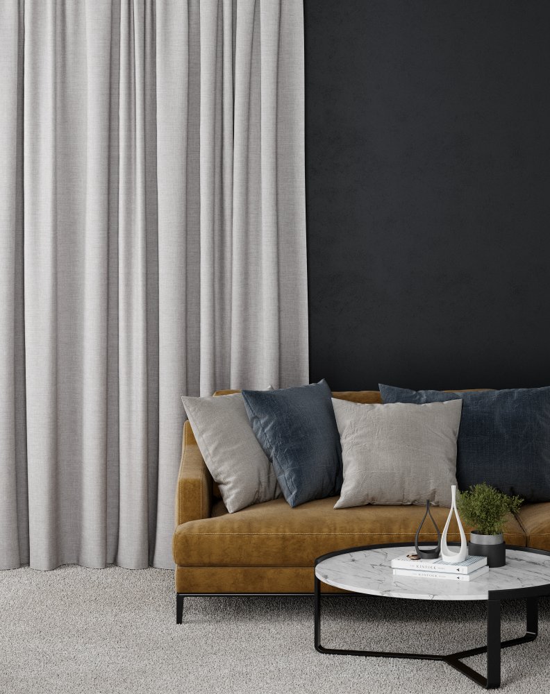 Mikonos roller blind fabric in sand