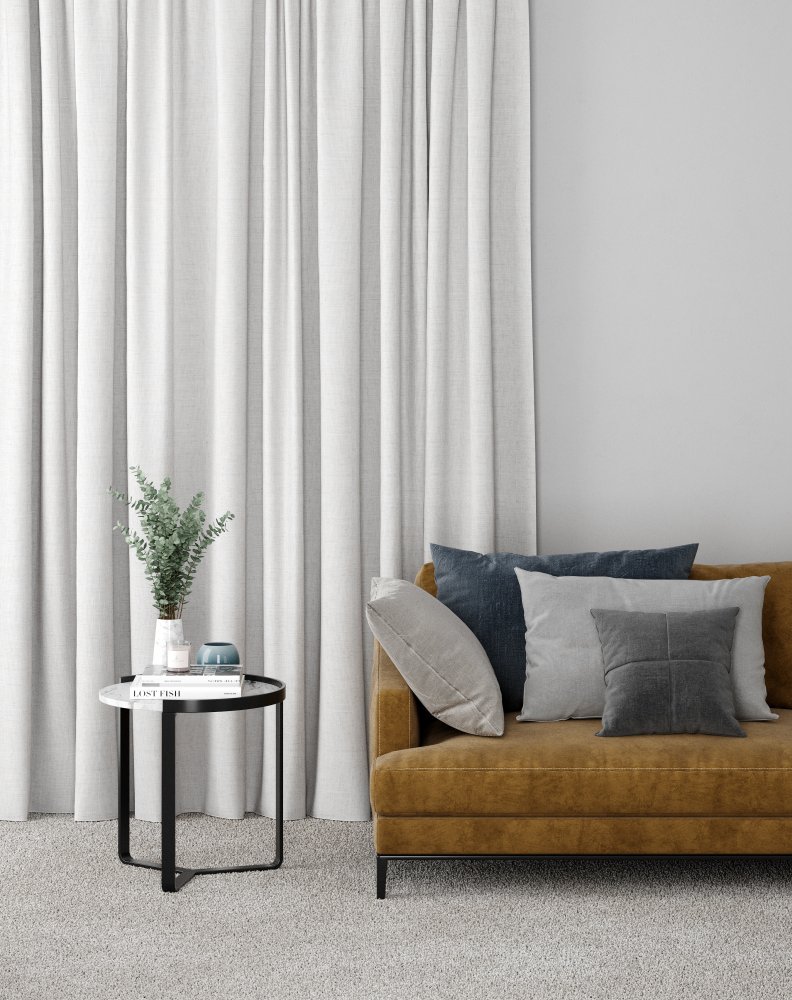 Mikonos roller blind fabric in shell