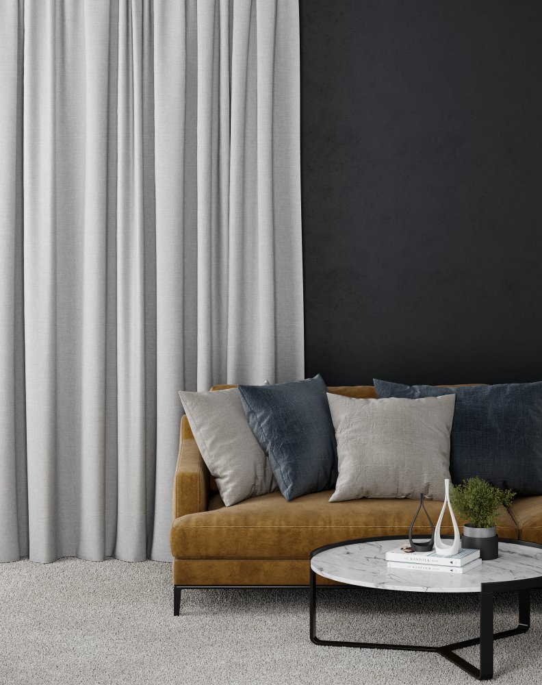 Mikonos roller blind fabric in tidal