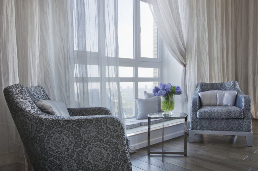 Window furnishings in a home