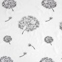 Wildflower fabric swatch in domino