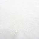 Wildflower fabric swatch in snow
