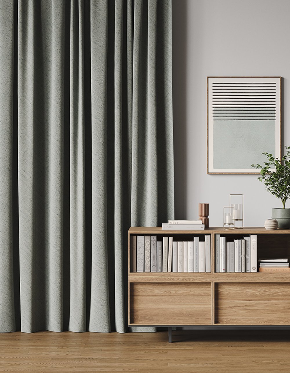 Oahu roller blind in jade
